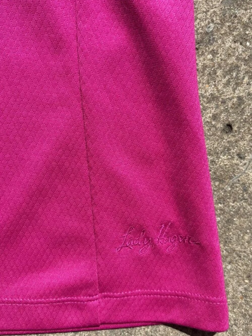 Lady Hagen Women’s Magenta Short Sleeve Polo Top Small - Picture 4 of 5